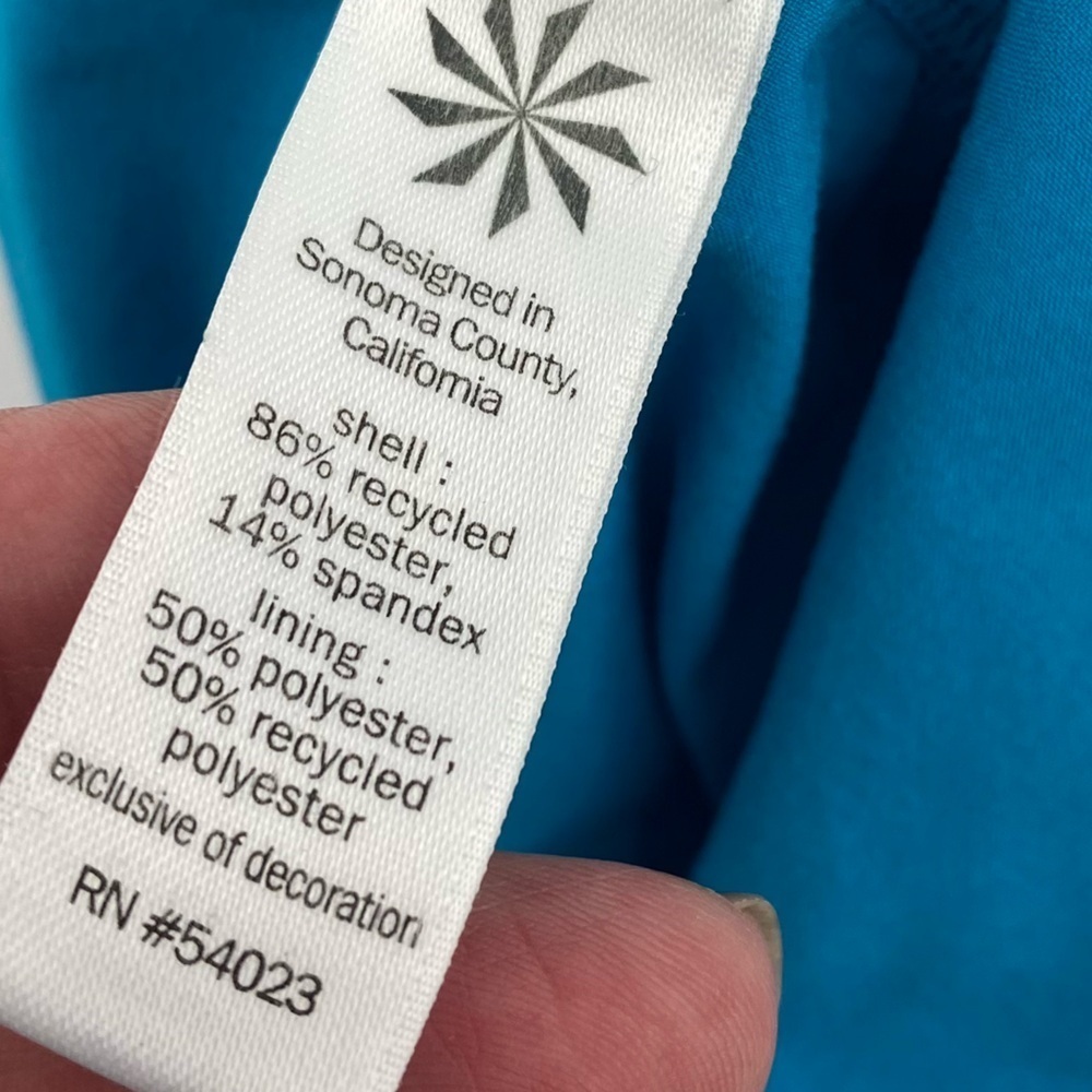 Athleta Ready Set Go Shorts Aqua size M - Picture 8 of 8